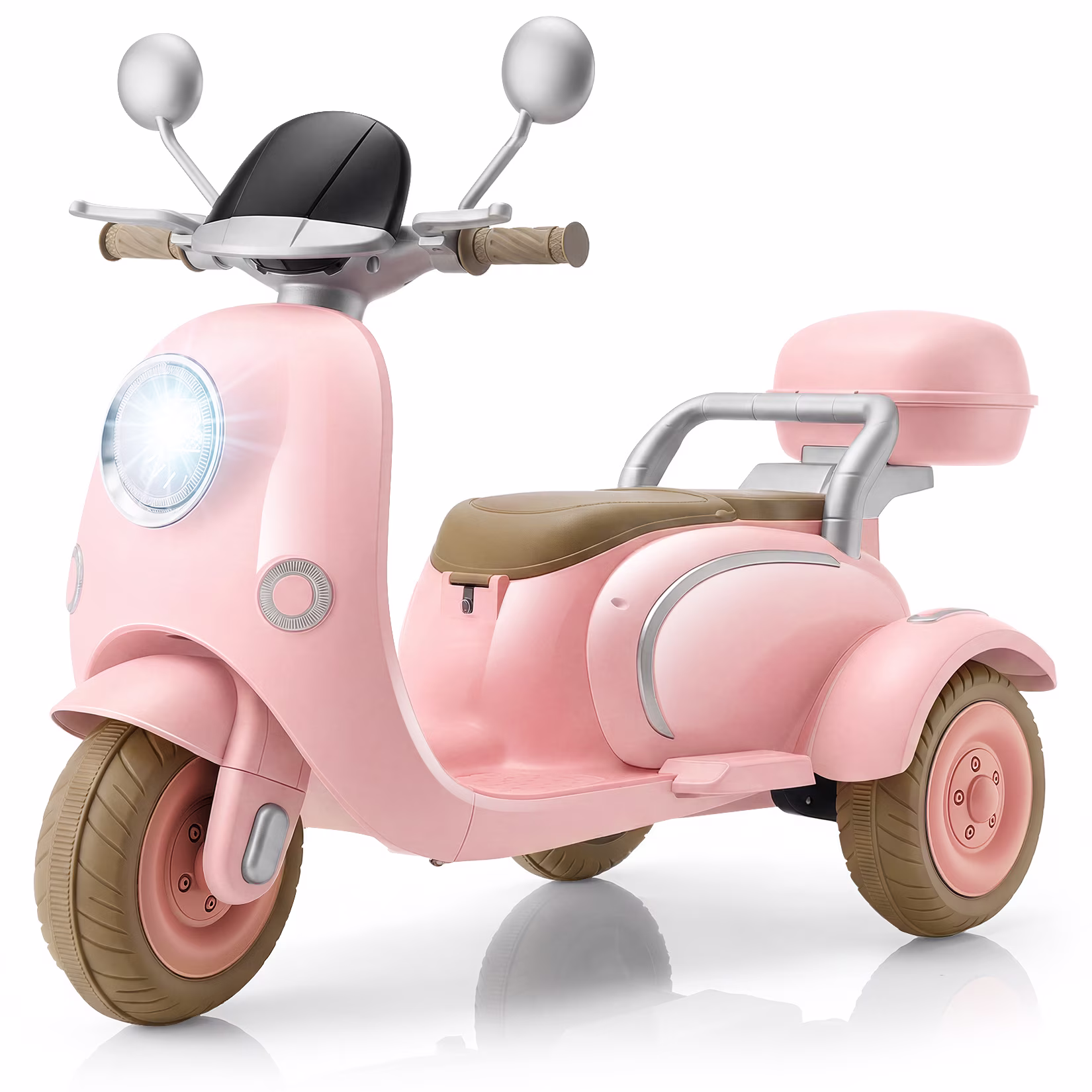 Funcid 12V Ride on Motorcycle with 3 Wheels