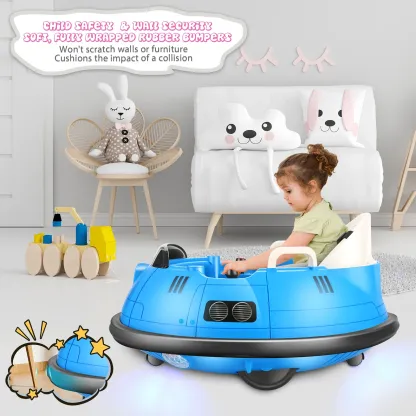 Funcid 12V Kids Bumper Car for Toddler