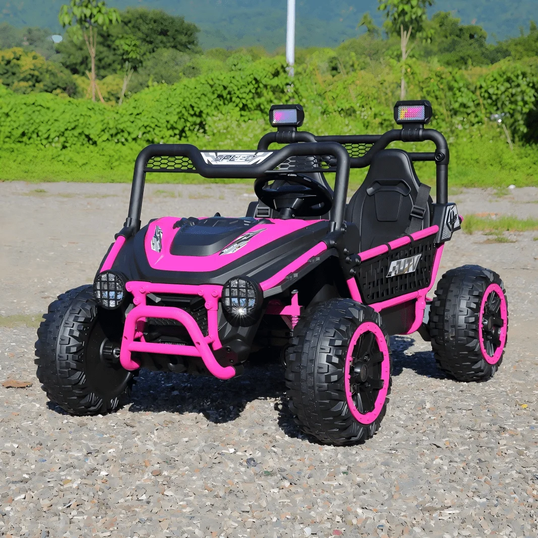 Funcid 24V Ride on Toys, 2-Seater Ride on cars with Remote Control