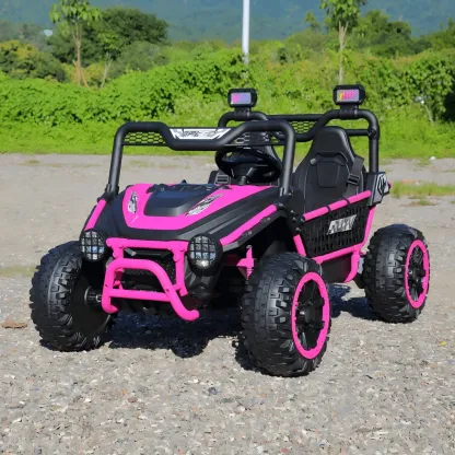 Funcid 24V Ride on Toys, 2-Seater Ride on cars with Remote Control