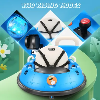 Funcid 12V Kids Bumper Car for Toddler