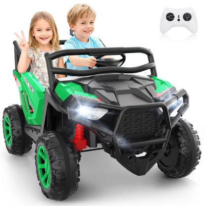 Funcid 24 Volt Ride on toys, 2-Seater Ride on Cars with Remote Control