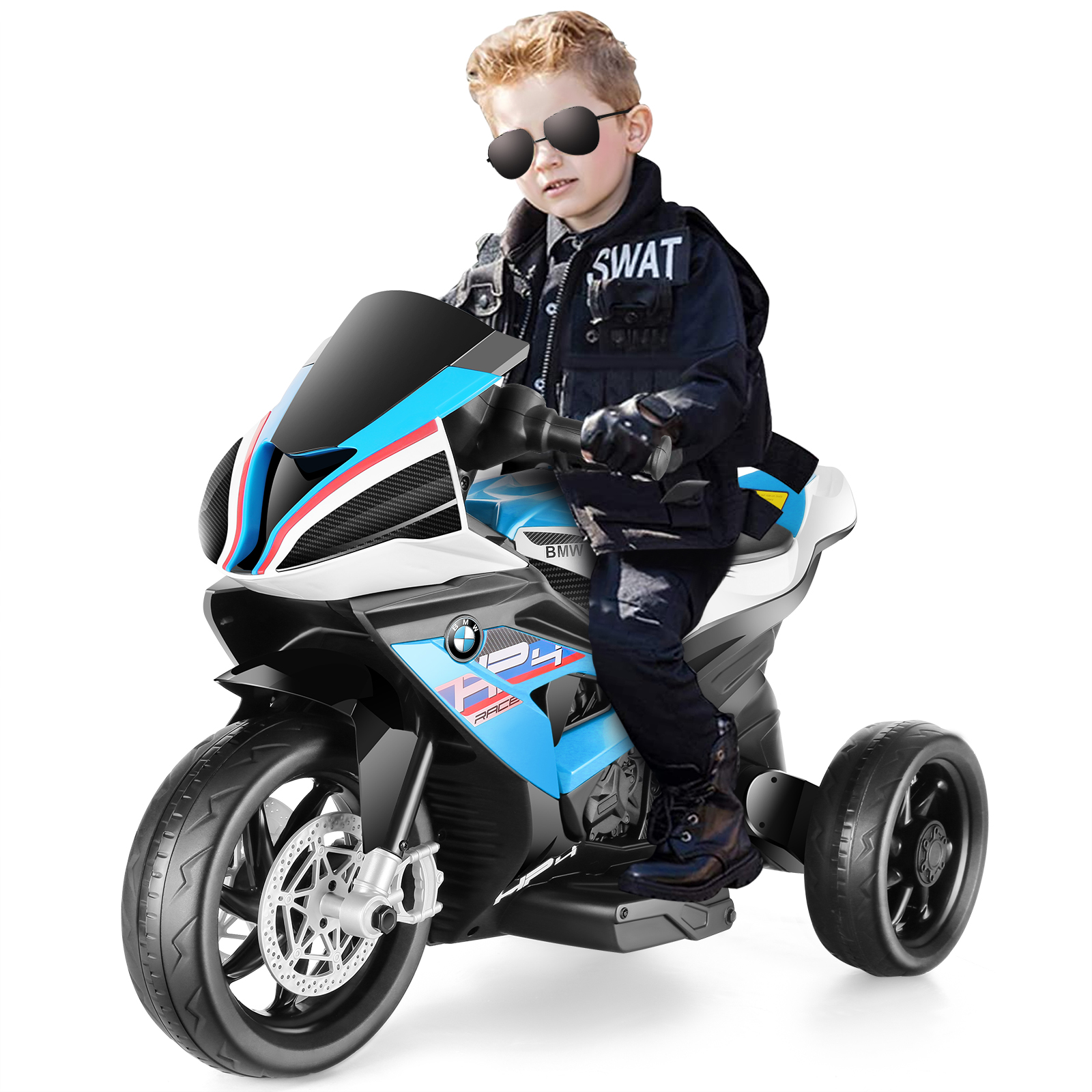 Funcid 12V Kids Ride on Motorcycle BMW Licensed