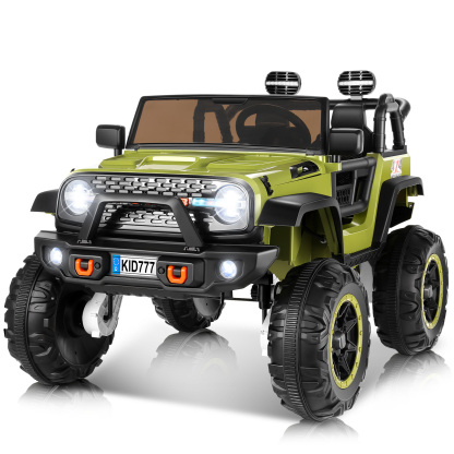 Funcid 24V 2-Seater Ride on Toys, 2WD/4WD Switchable Ride on Truck