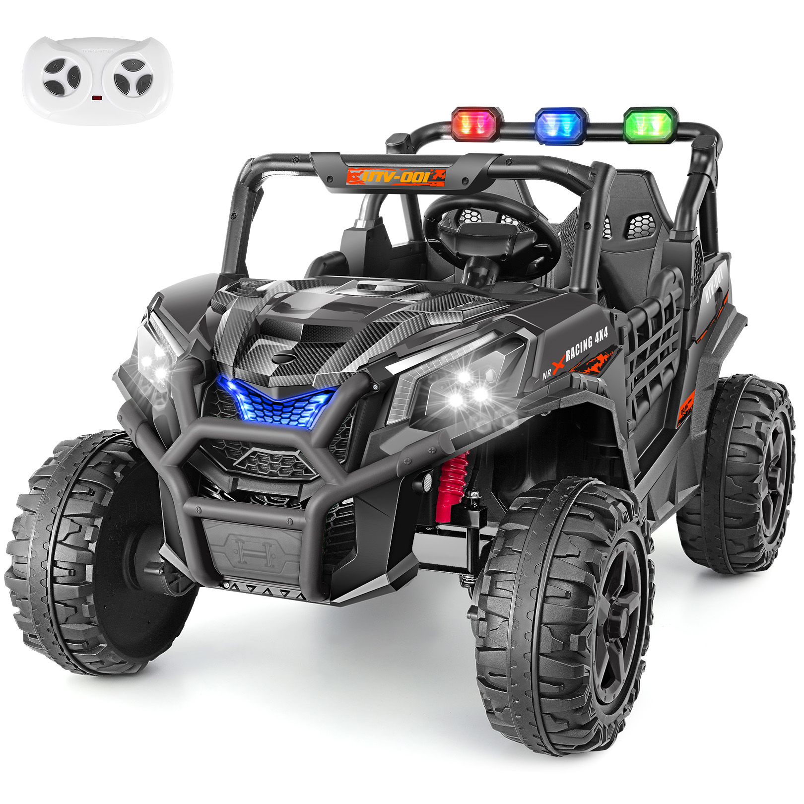 Funcid 24V Ride on Toys 4WD Ride on Cars with Remote Control