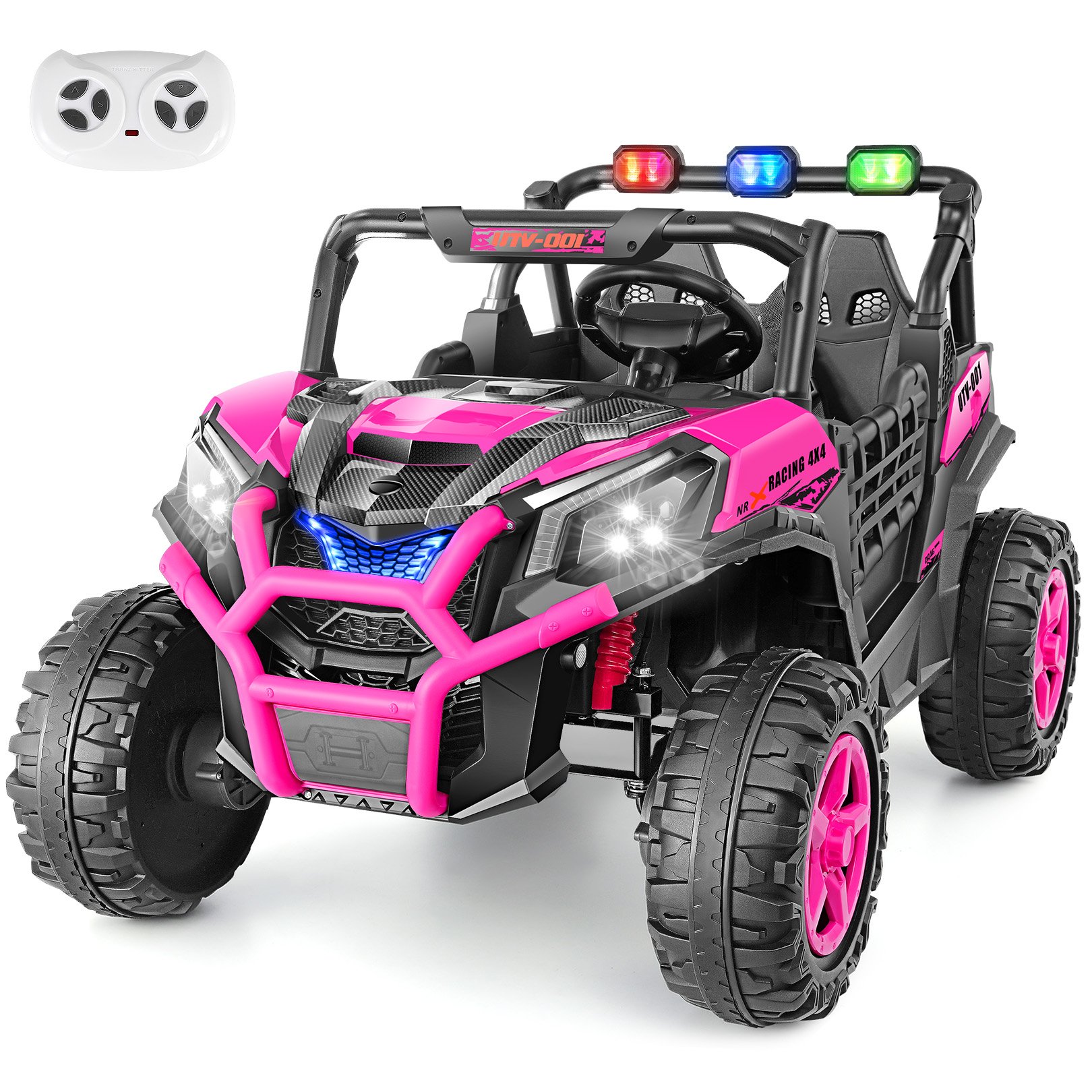 Funcid 24V Ride on Toys 4WD Ride on Cars with Remote Control