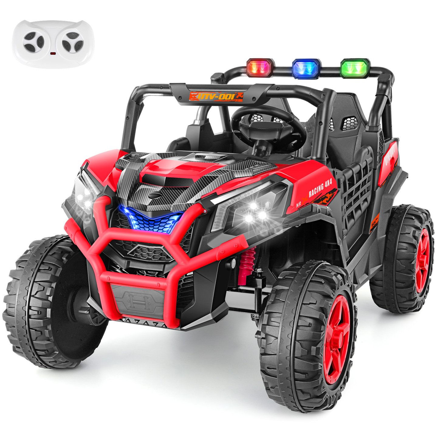 Funcid 24V Ride on Toys 4WD Ride on Cars with Remote Control
