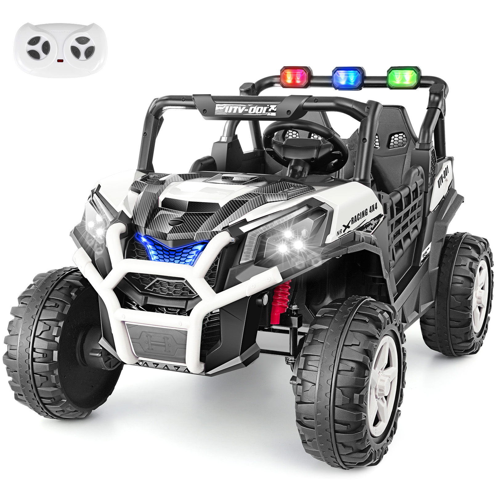 Funcid 24V Ride on Toys 4WD Ride on Cars with Remote Control
