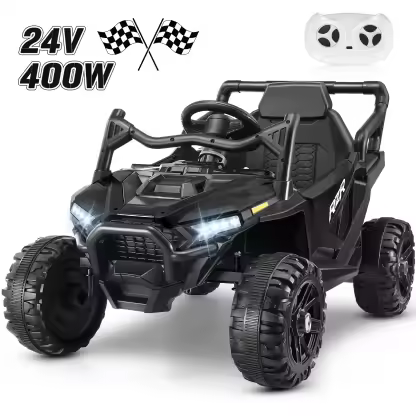 Funcid 24 Volt Ride on Toys, Kids Ride on Cars with Remote Control, 400W Powerful Electric Car for Kids