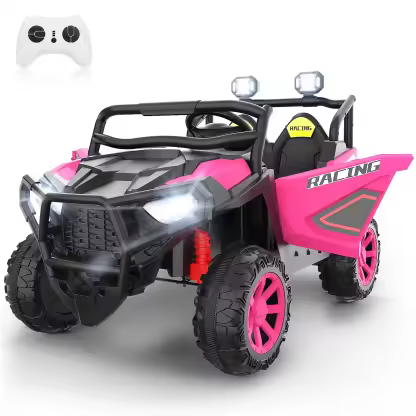 Funcid 24 Volt Ride on toys, 2-Seater Ride on Cars with Remote Control