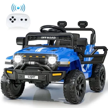 Funcid 12 Volt Ride on Truck, Ride on Toys for Toddlers with Remote Control