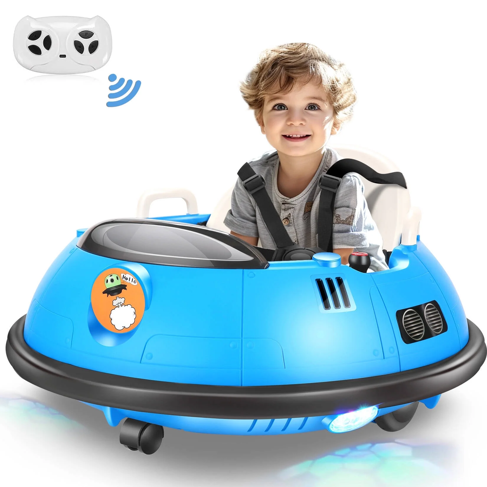 Funcid 12V Kids Bumper Car for Toddler