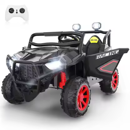 Funcid 24 Volt Ride on toys, 2-Seater Ride on Cars with Remote Control