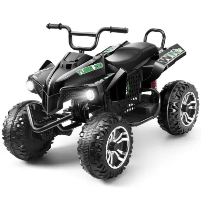 Funcid 24V 2-Seater Kids ATV, 4 Wheeler Electric Ride on Car with 400W Motors