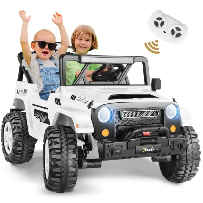 Funcid 24 Volt Ride on Toys 2 Seater Ride on Cars with Remote Control