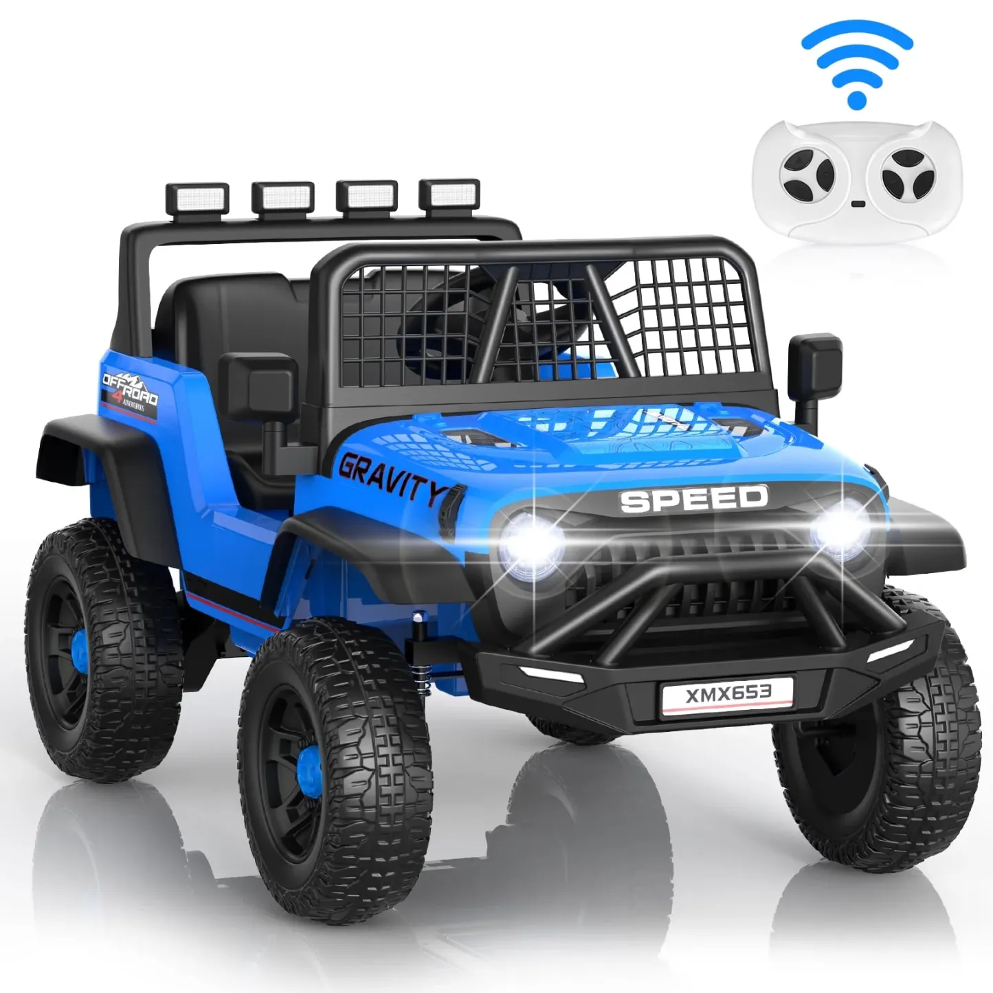 Funcid 24V Ride on Cars Truck with Remote Control