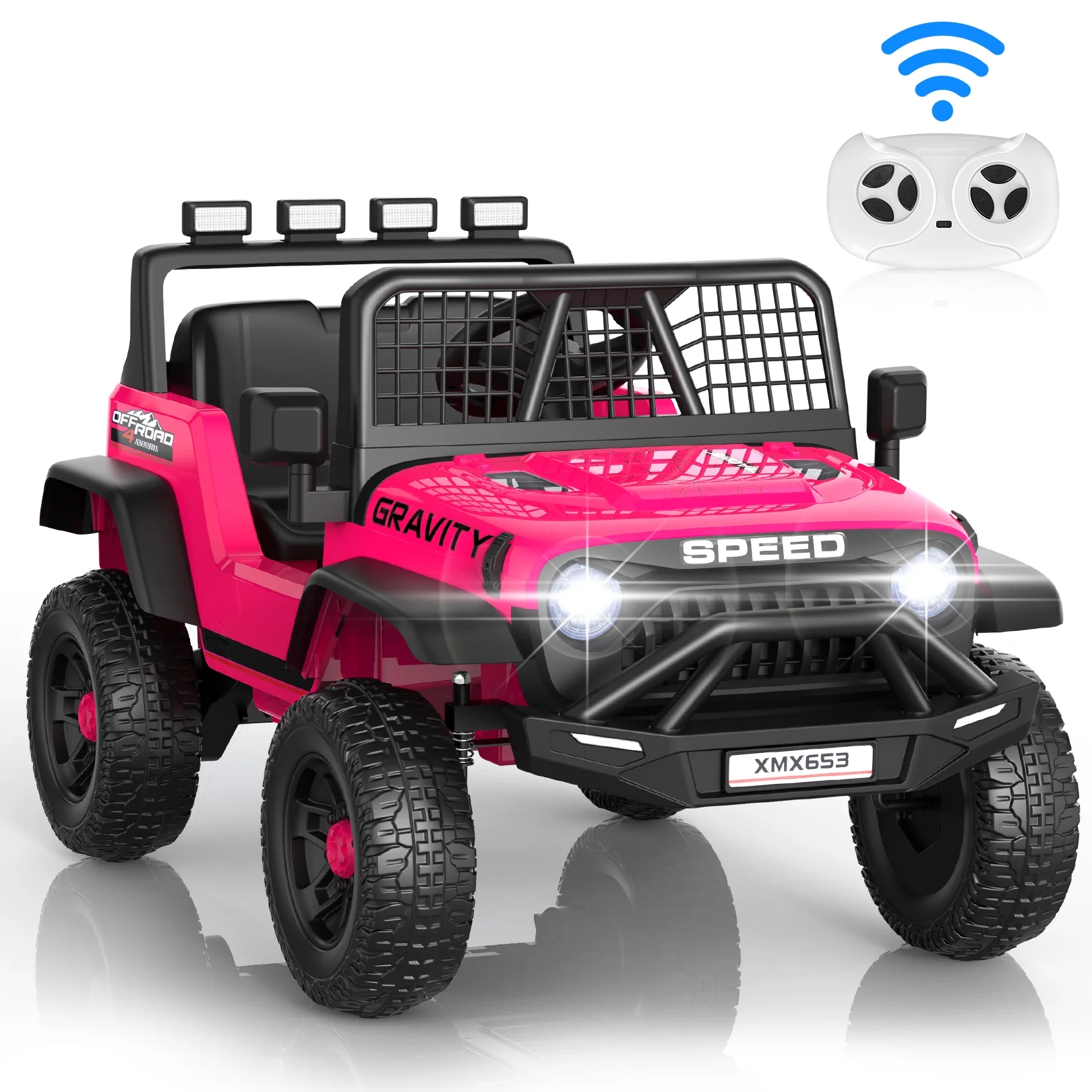Funcid 24V Ride on Cars Truck with Remote Control