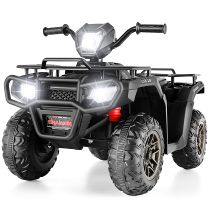 Funcid 12V Kids Ride on ATV 4-Wheeler Quad Battery Powered Electric Car