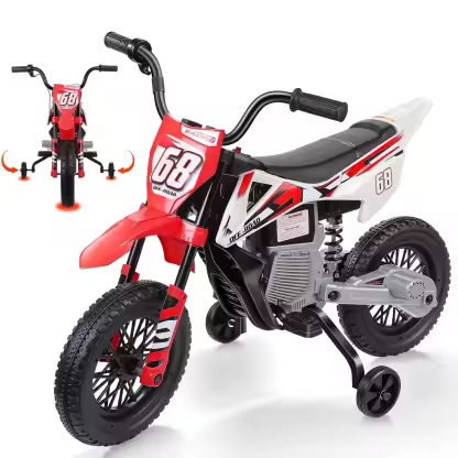 Funcid 12V Electric Dirt Bike with Twist Grip Throttle