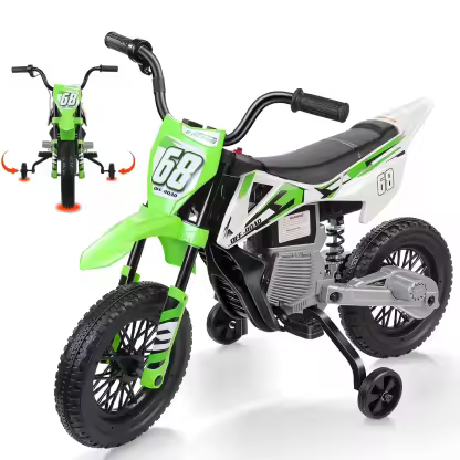 Funcid 12V Electric Dirt Bike with Twist Grip Throttle