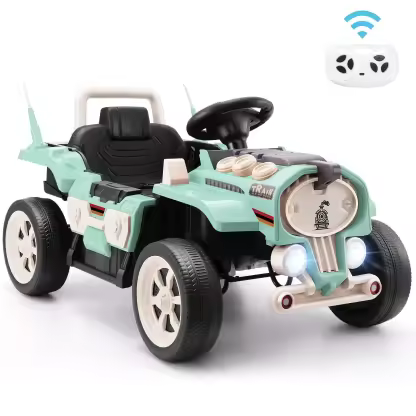 Funcid 24V Ride on Train for Toddlers with Remote Control, Ride on Toys for Kids Ages 2-6