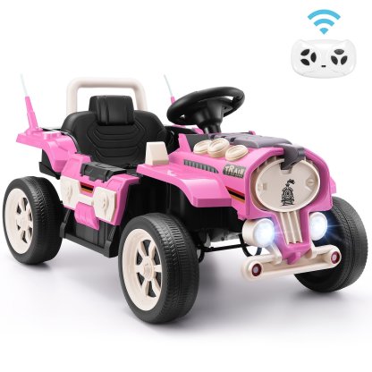 Funcid 24V Ride on Train for Toddlers with Remote Control, Ride on Toys for Kids Ages 2-6