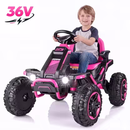 Funcid 36V Ride on Car for Kids, 4 Wheeler Electric Car with 600W Motors