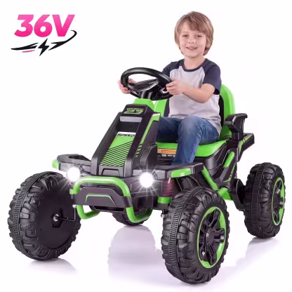 Funcid 36V Ride on Car for Kids, 4 Wheeler Electric Car with 600W Motors