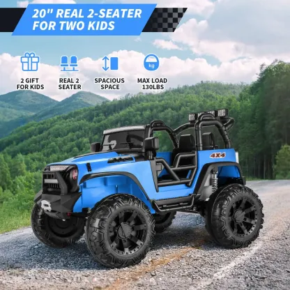 Funcid 24V 2-Seater Kids Ride on Car Truck