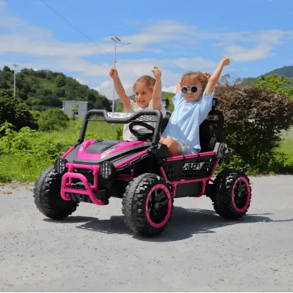 Funcid 24V Ride on Toys, 2-Seater Ride on cars with Remote Control