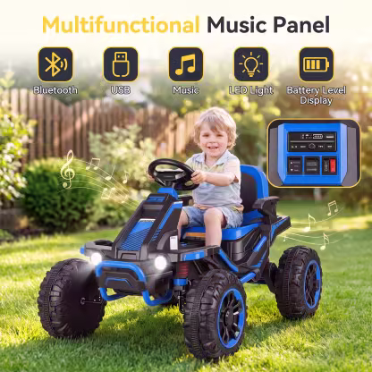 Funcid 36V Ride on Car for Kids, 4 Wheeler Electric Car with 600W Motors