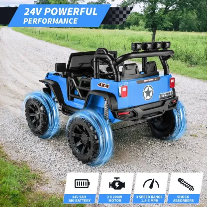 Funcid 24V 2-Seater Kids Ride on Car Truck