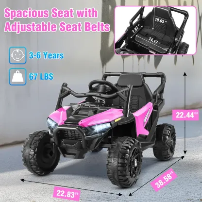 Funcid 24 Volt Ride on Toys, Kids Ride on Cars with Remote Control, 400W Powerful Electric Car for Kids