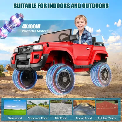 Funcid Licensed Toyota LC250,24V 2 Seater Ride on Cars