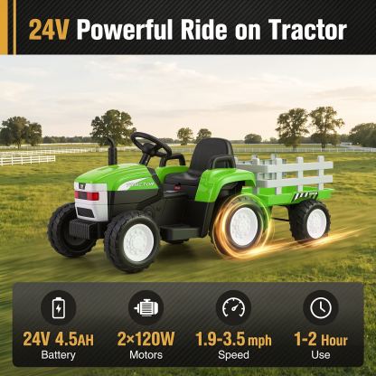 Funcid 24 Volt Ride on Toys with Remote