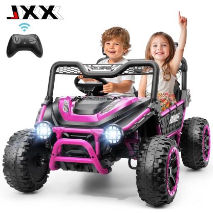 Funcid 24V Ride on Toys, 2-Seater Ride on cars with Remote Control