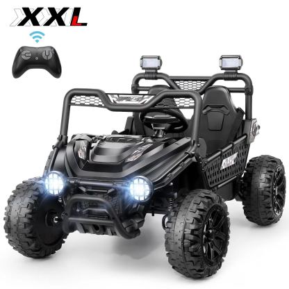 Funcid 24V Ride on Toys, 2-Seater Ride on cars with Remote Control