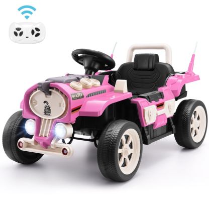 Funcid 24V Ride on Train for Toddlers with Remote Control, Ride on Toys for Kids Ages 2-6