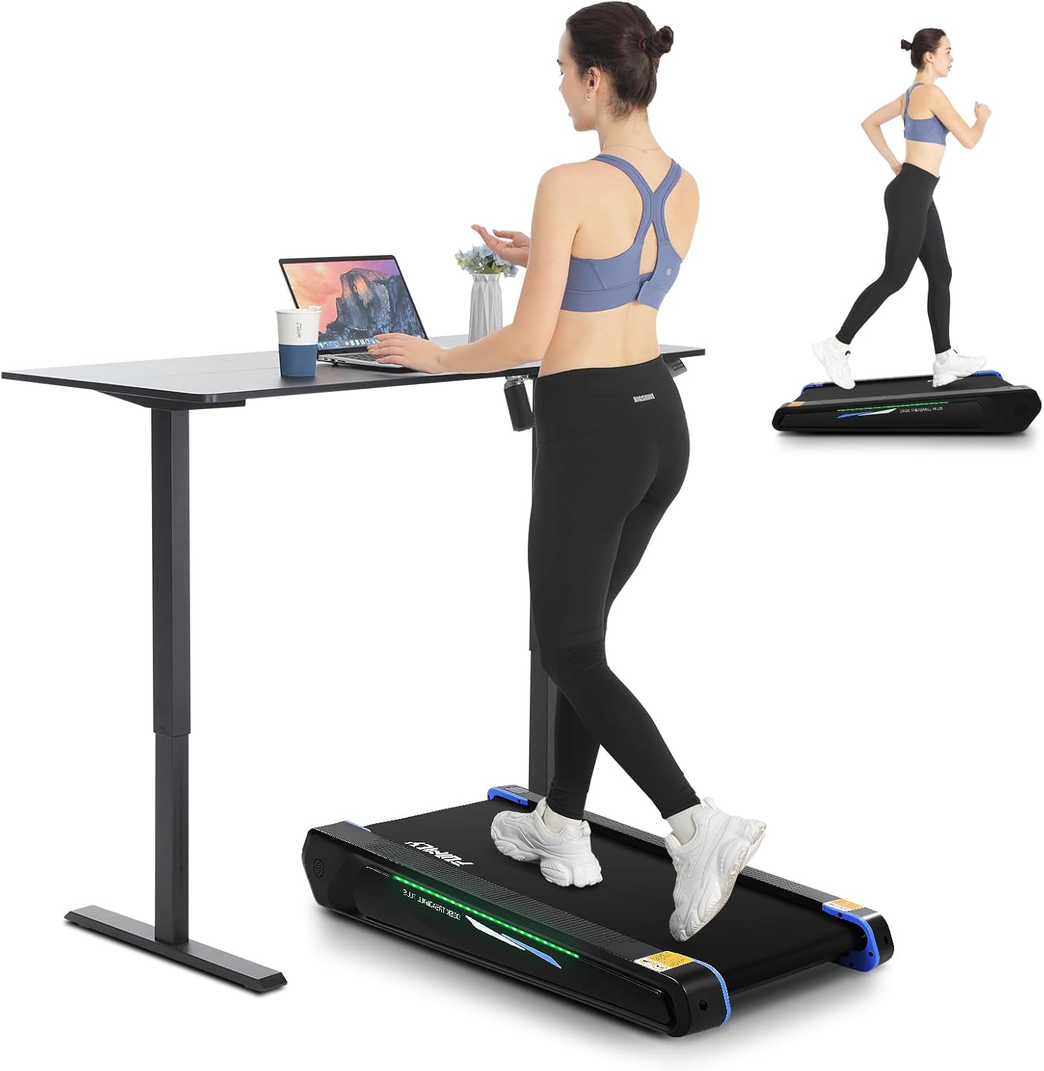 FUNMILY Walking Pad Treadmill with 5% Incline