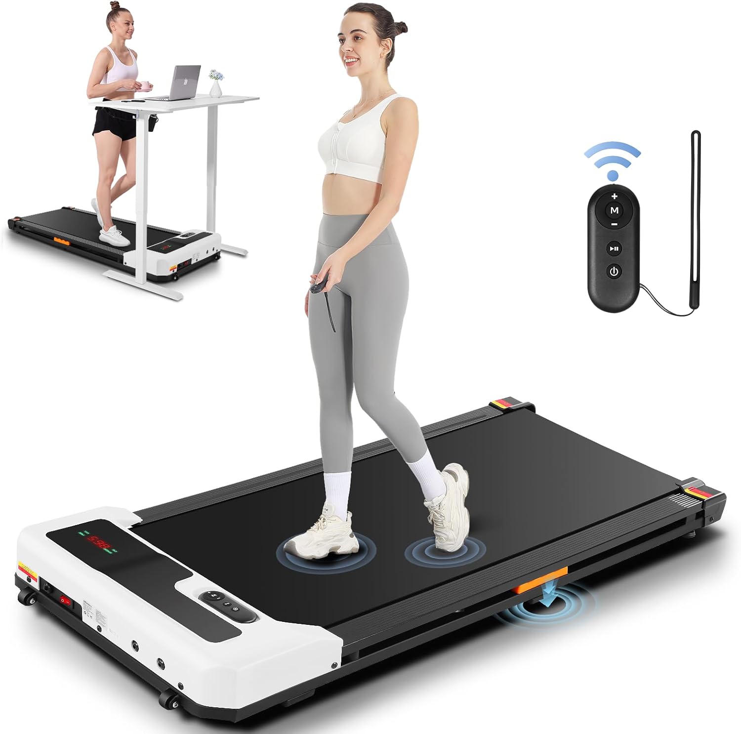 Walking Pad Treadmill Under Desk Treadmill for Home/Office