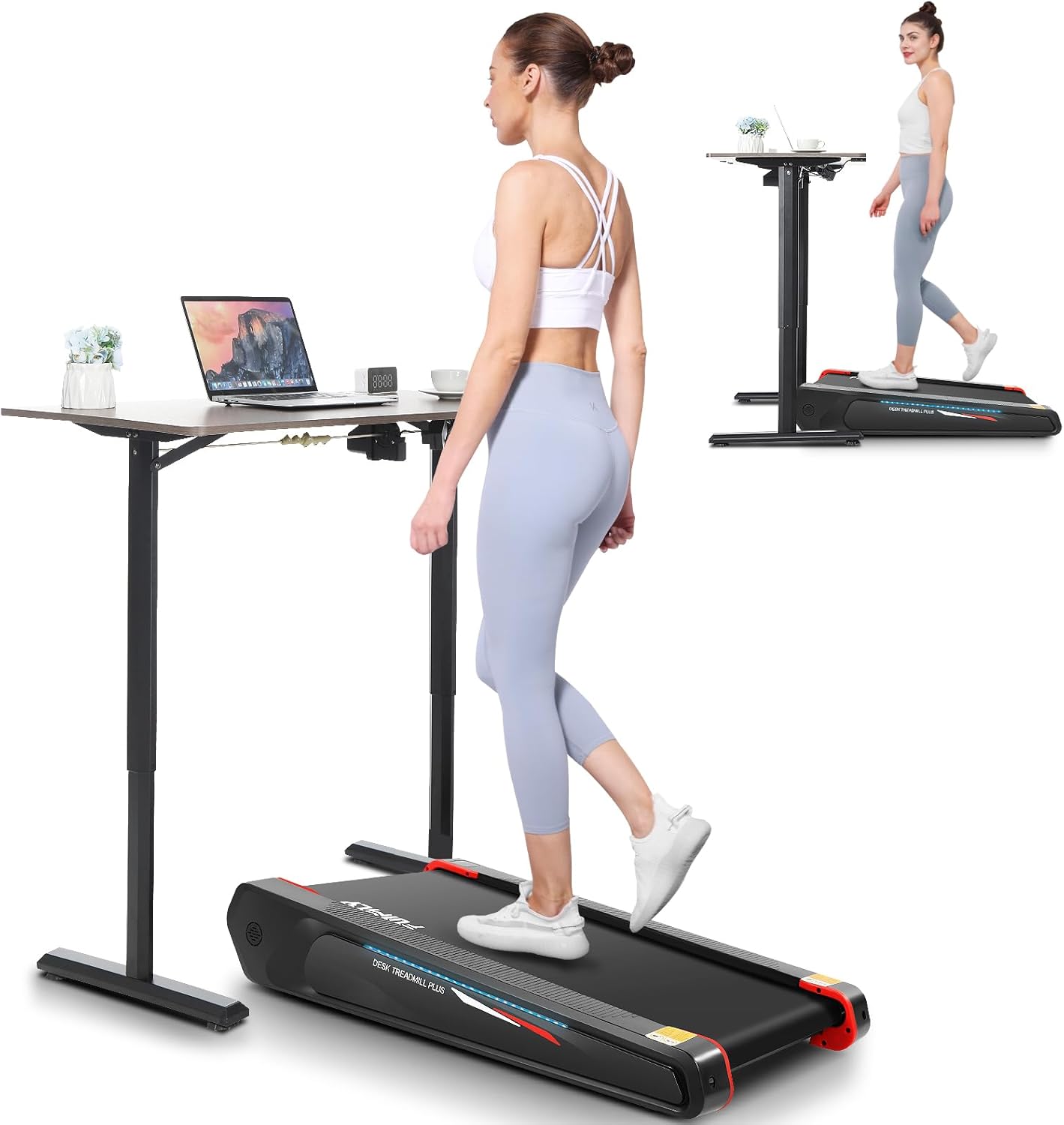 FUNMILY Walking Pad Treadmill with 5% Incline