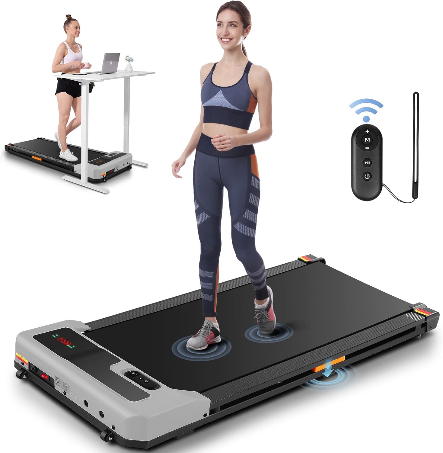Walking Pad Treadmill Under Desk Treadmill for Home/Office
