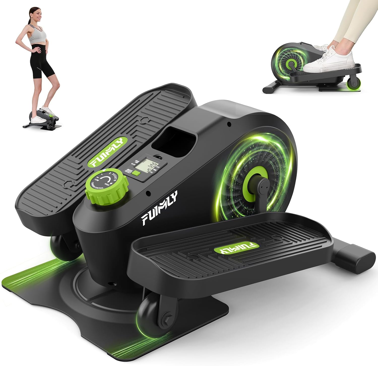 FUNMILY Under Desk Elliptical, Under Desk Bike Pedal Exerciser