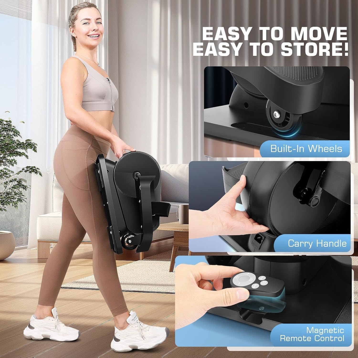 FUNMILY Under Desk Elliptical Machine