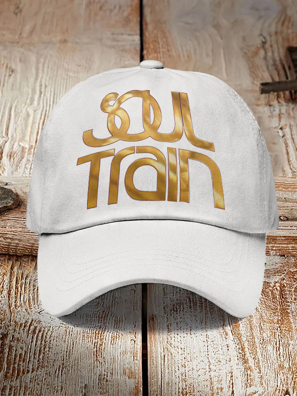 Men's Soul Train Print Casual Hats-Styleame