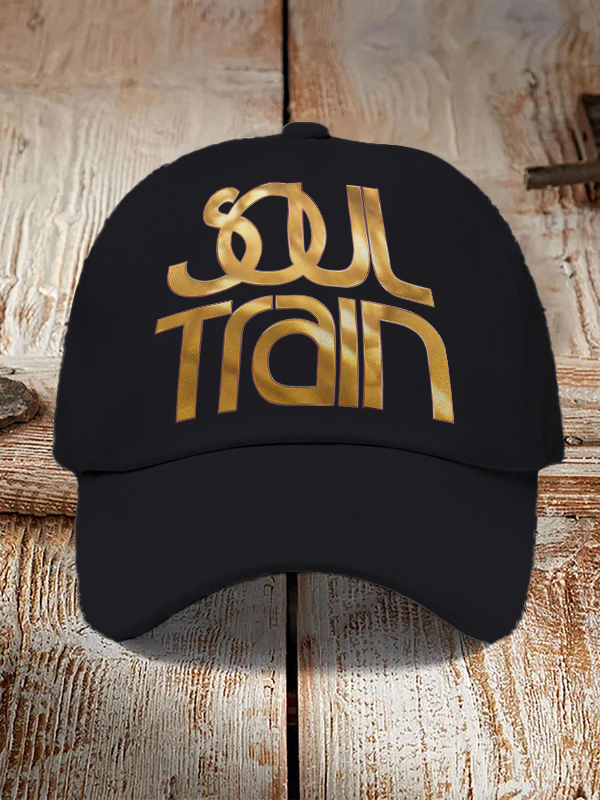 Men's Soul Train Print Casual Hats-Styleame