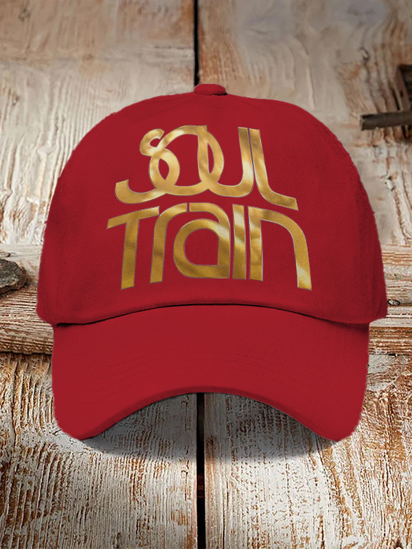 Men's Soul Train Print Casual Hats-Styleame