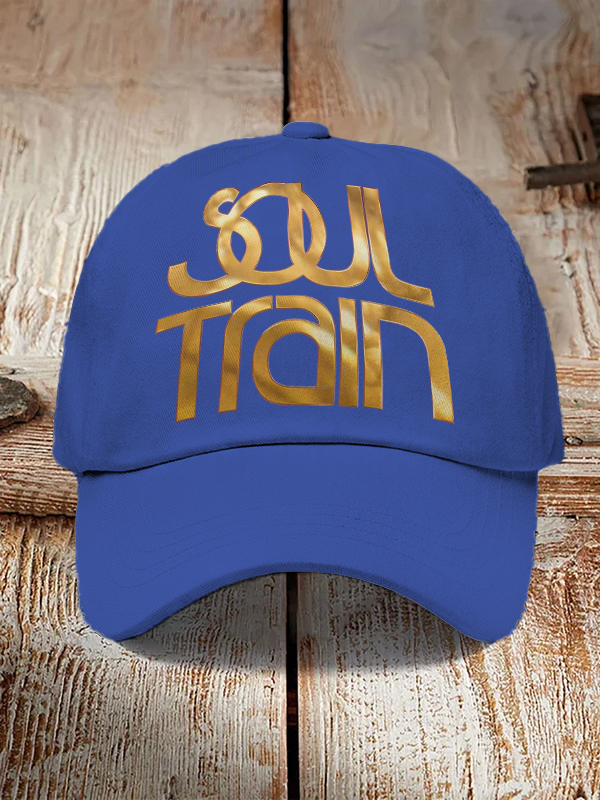Men's Soul Train Print Casual Hats-Styleame