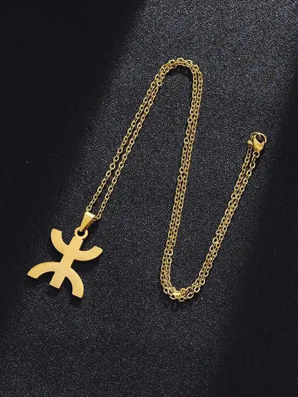 Men's Fashion African Berbers Symbol Pendant Necklace-Styleame