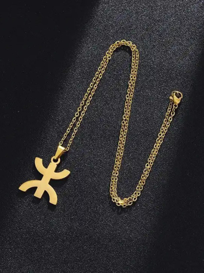 Men's Fashion African Berbers Symbol Pendant Necklace-Styleame